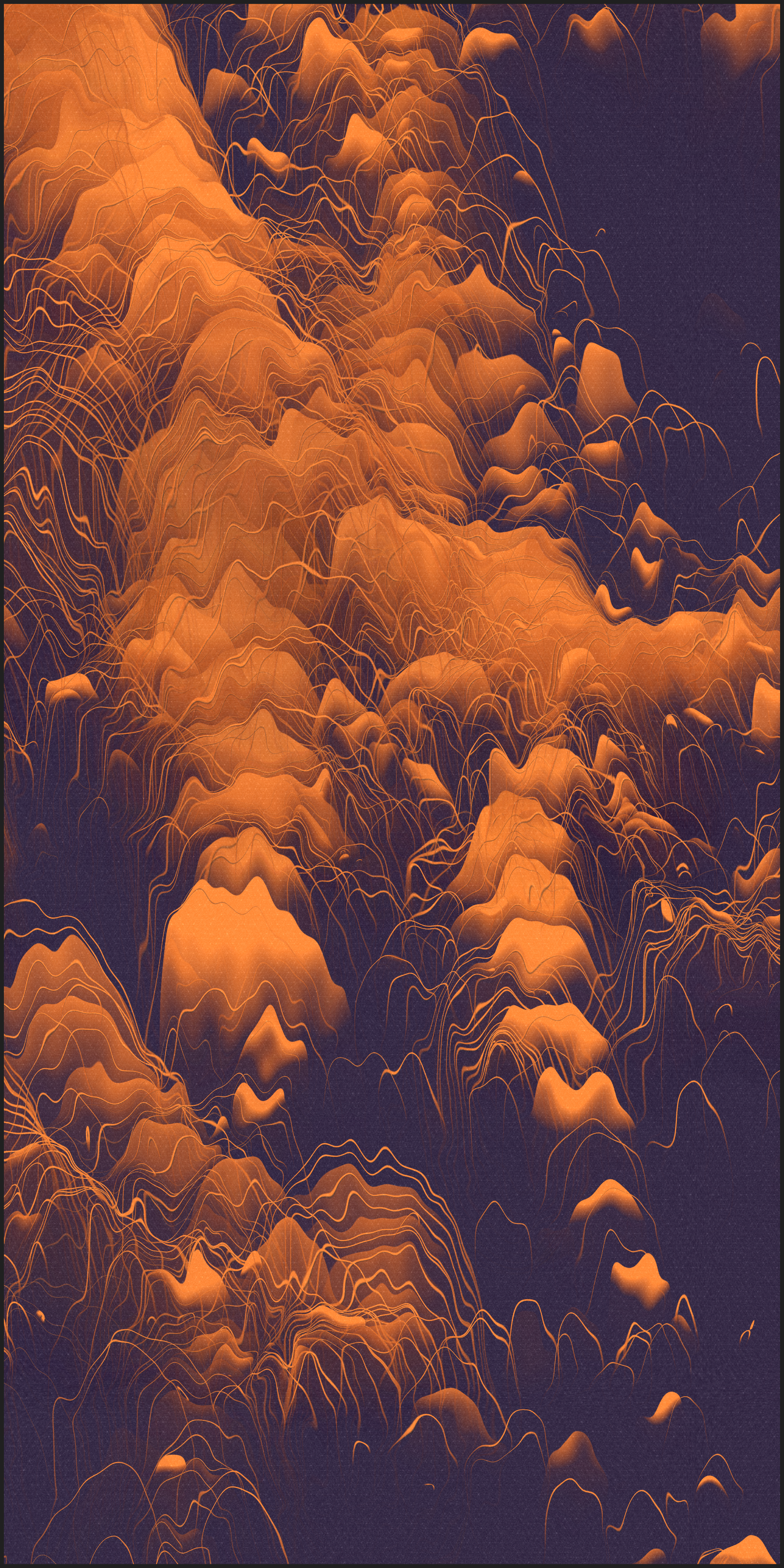 晩夏の山岳 Mountains in Late Summer #45 static NFT preview