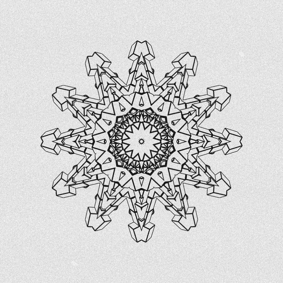 Monochrome Kaleido #172 static token preview