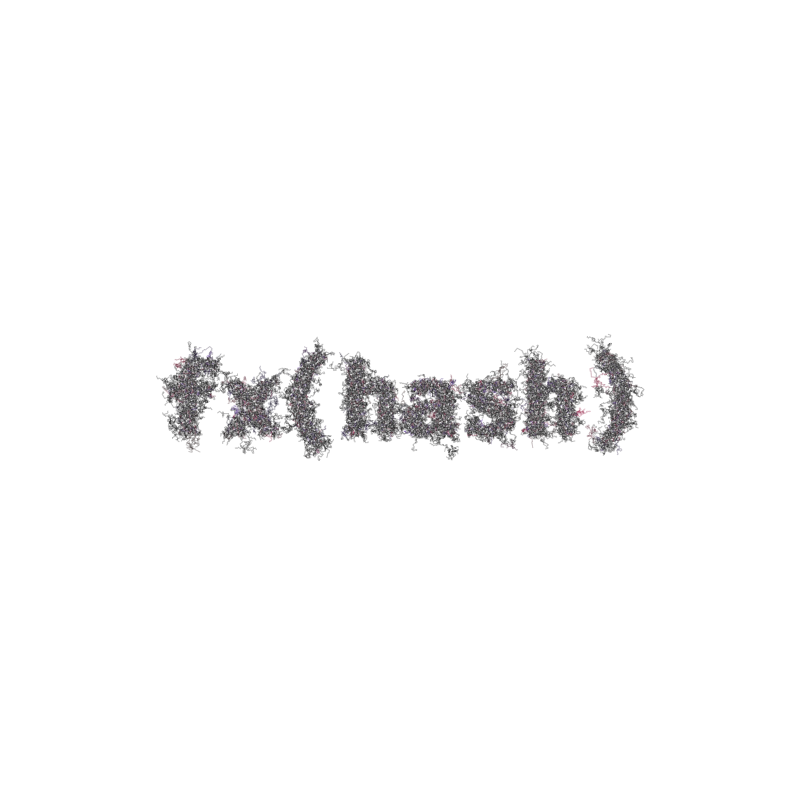 FXHASH Logo with Features #244 static token preview