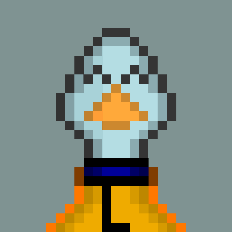 Morixels Goose #696 static NFT preview