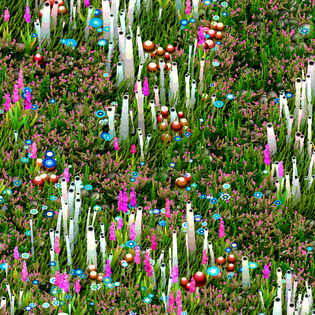 Noisy Gardens #107 static NFT preview