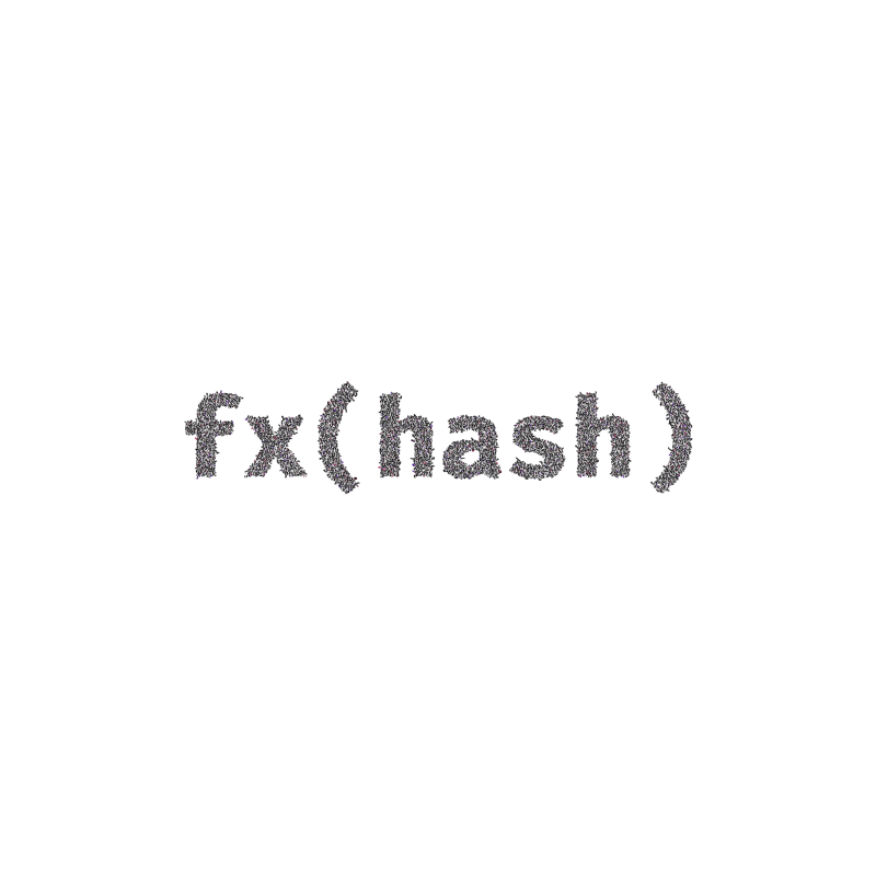 FXHASH Logo with Features #961 static token preview