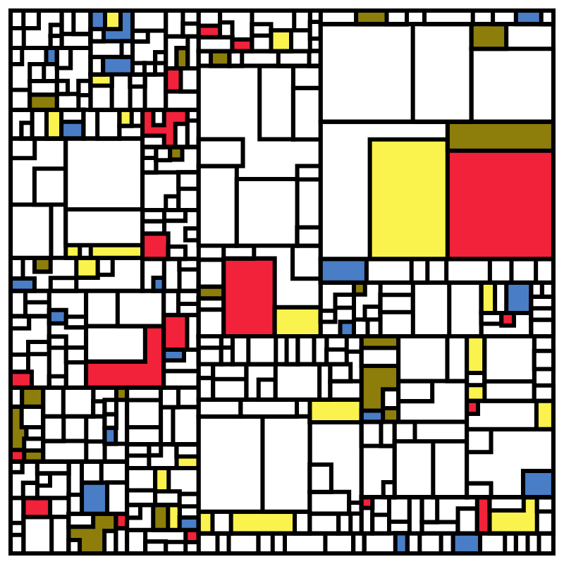 NEOPLASTICISM #91 static NFT preview