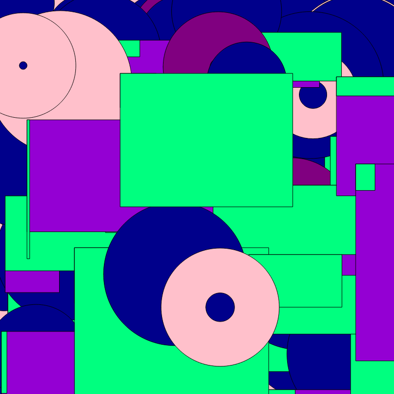 Randomness of Shapes #3 static NFT preview