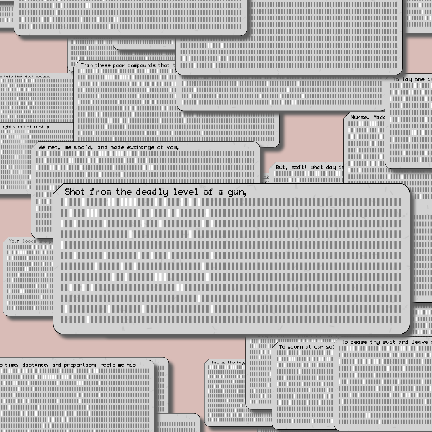 Romeo and Juliet on Punched Cards (Free) #52 static NFT preview