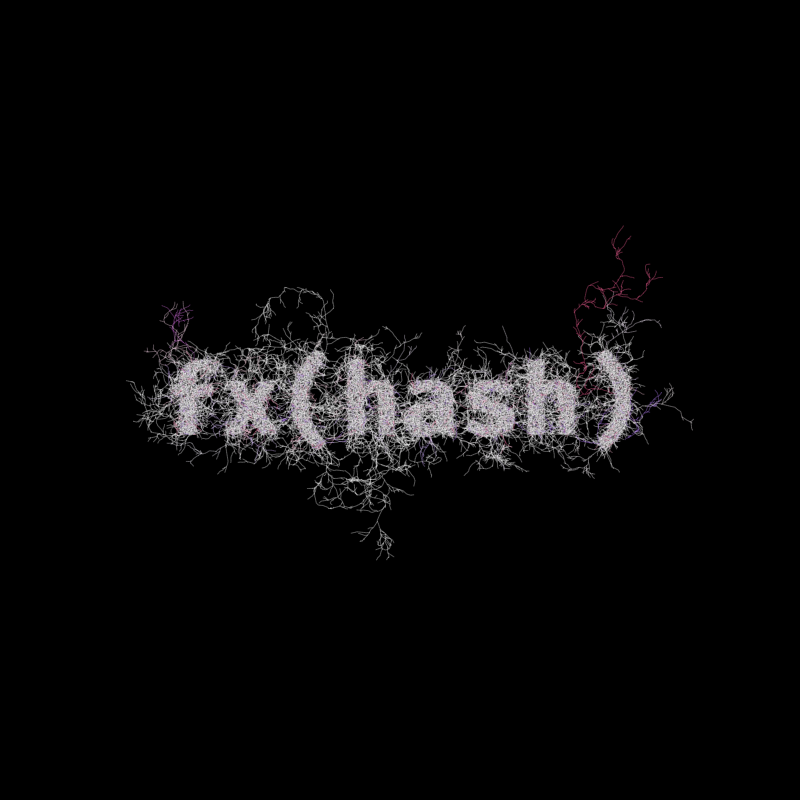 FXHASH Generative Logo #607 static token preview