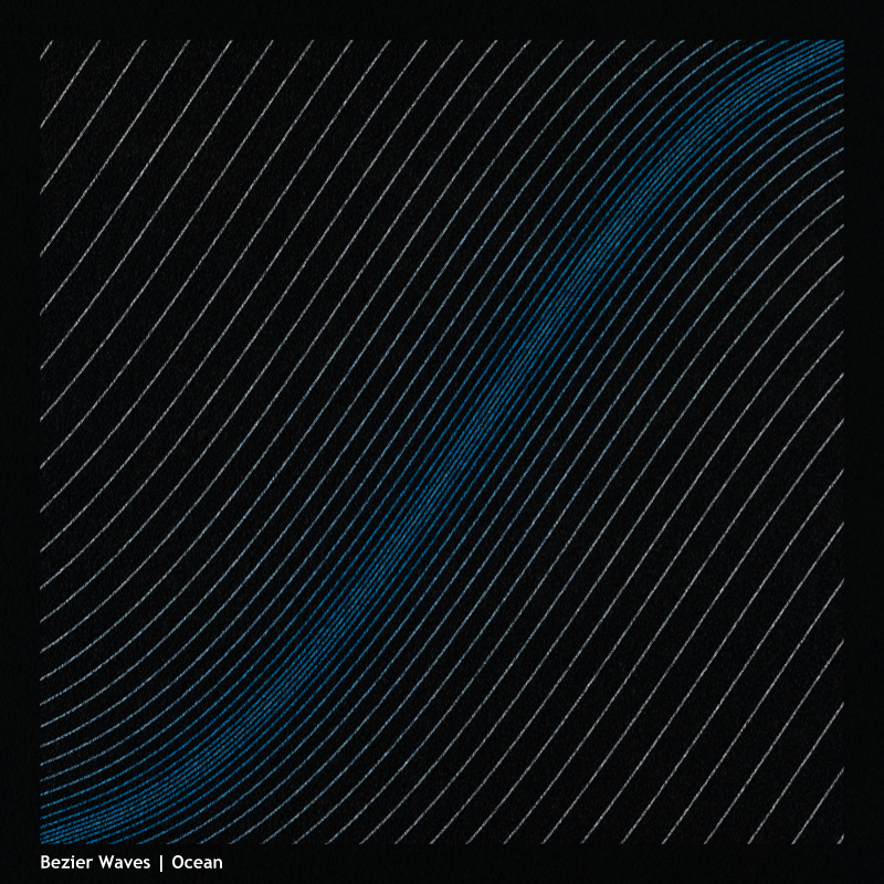 Bezier Waves #72 static token preview