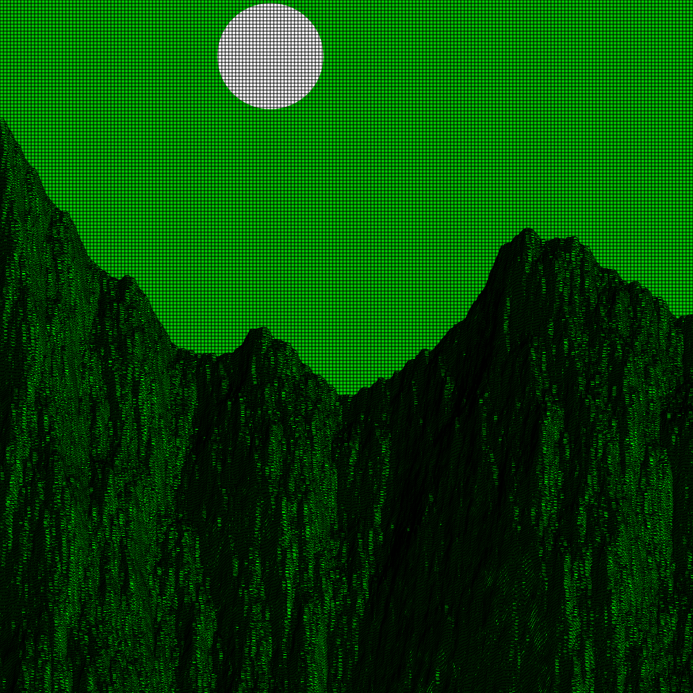 Classic generative landscape #42 static token preview