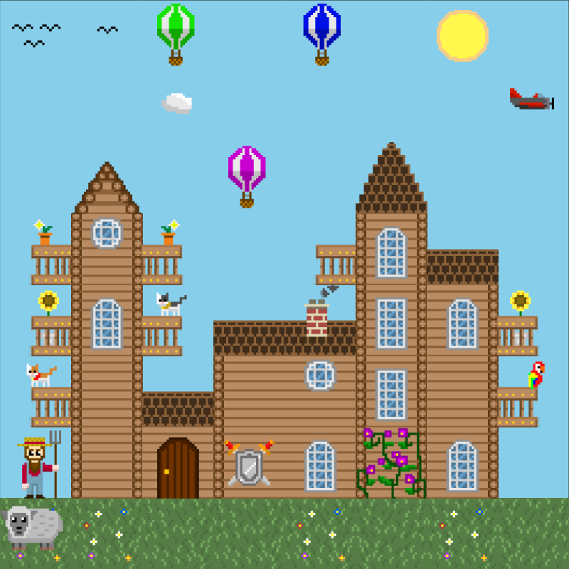 2D Mansion #460 static token preview