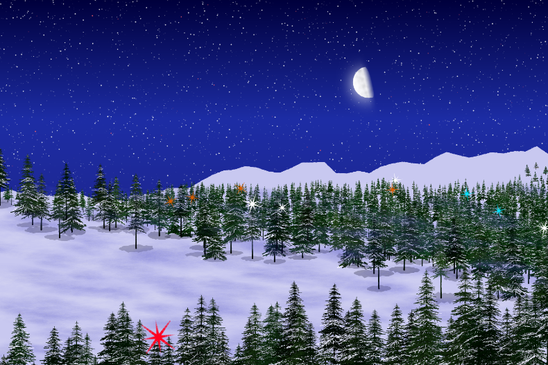 Evergreen Lights #125 static NFT preview