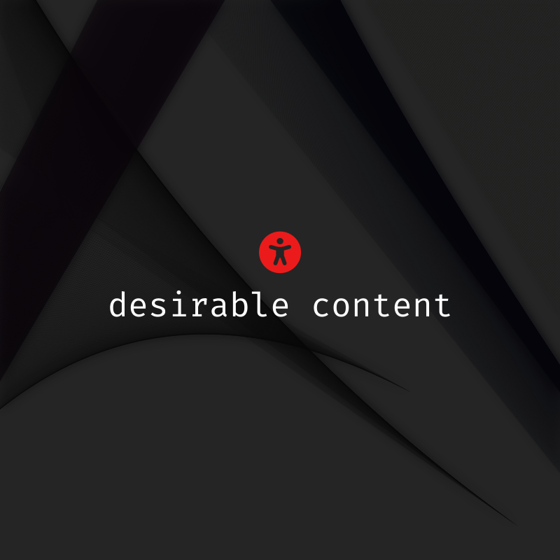 desirable content #33 static token preview