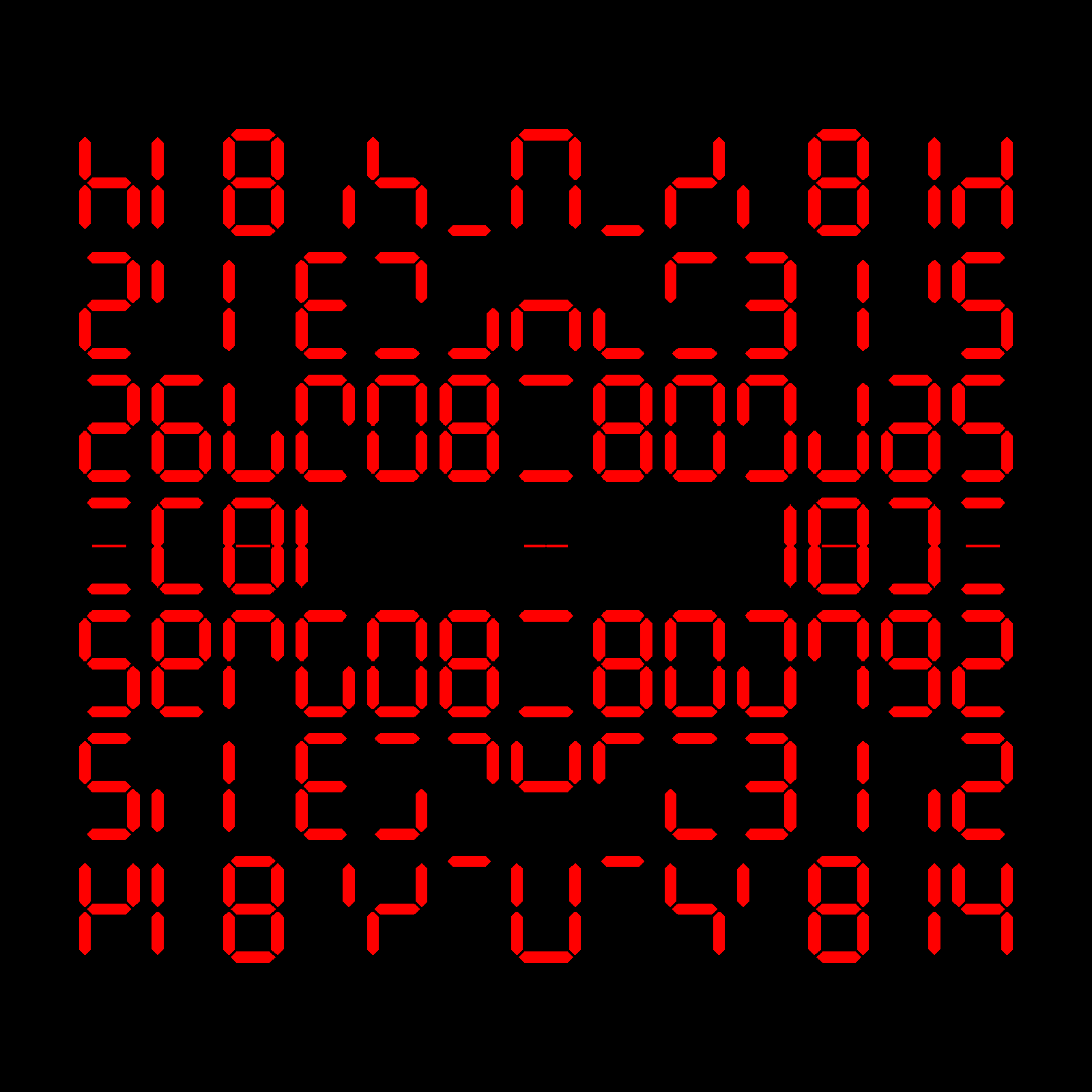 Digits #957 static NFT preview