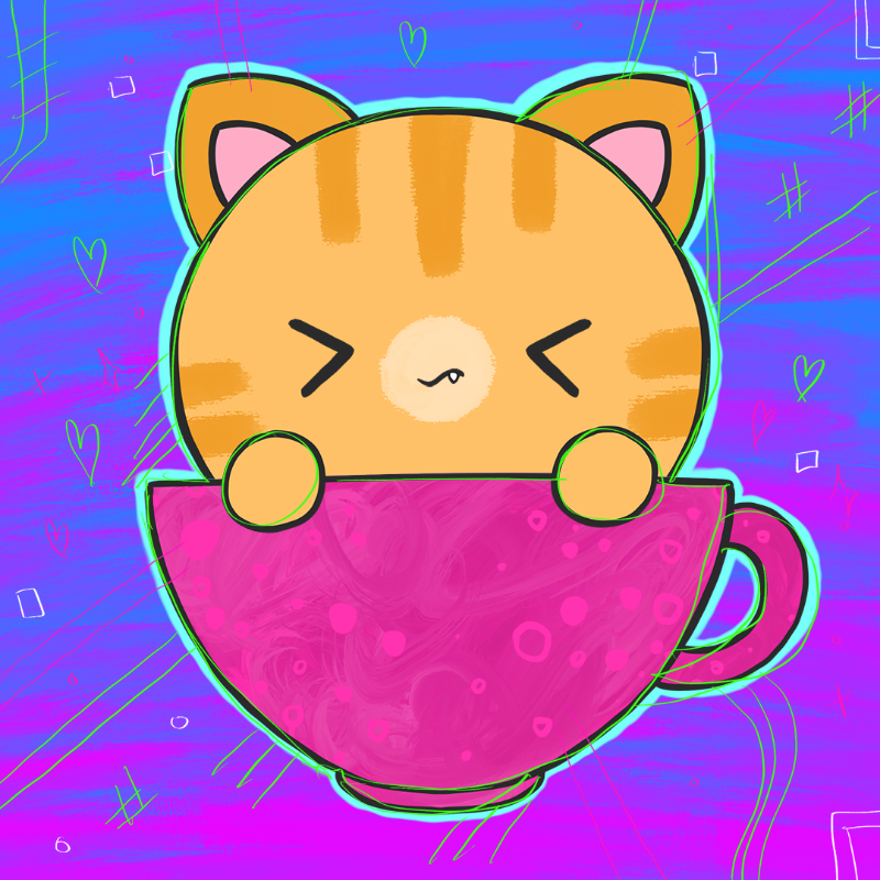 Cupkitties #23 static token preview