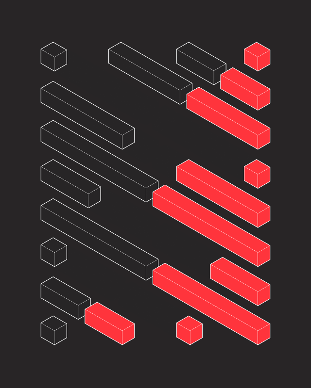 Blocky-Neon #32 static NFT preview