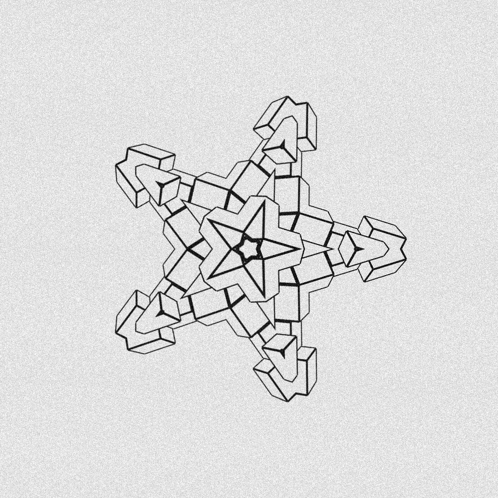 Monochrome Kaleido #78 static token preview