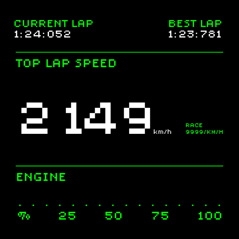 F-1RacingTez #258 static NFT preview