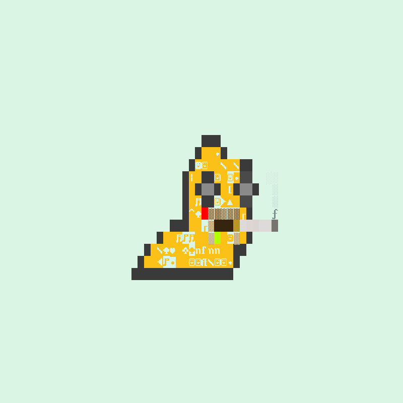 DOS Larva #55 static NFT preview