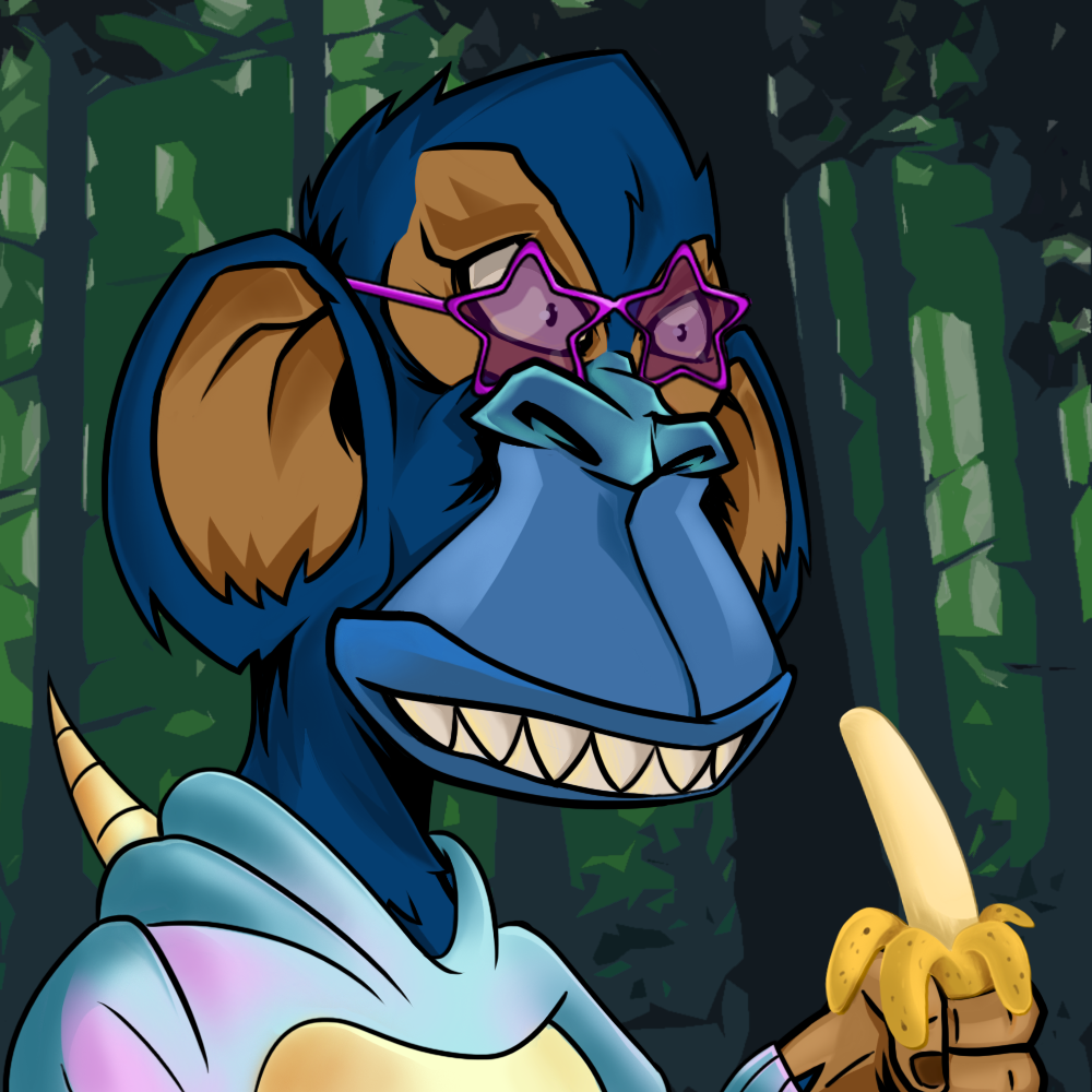 The Wanderer Monkey #67 static NFT preview