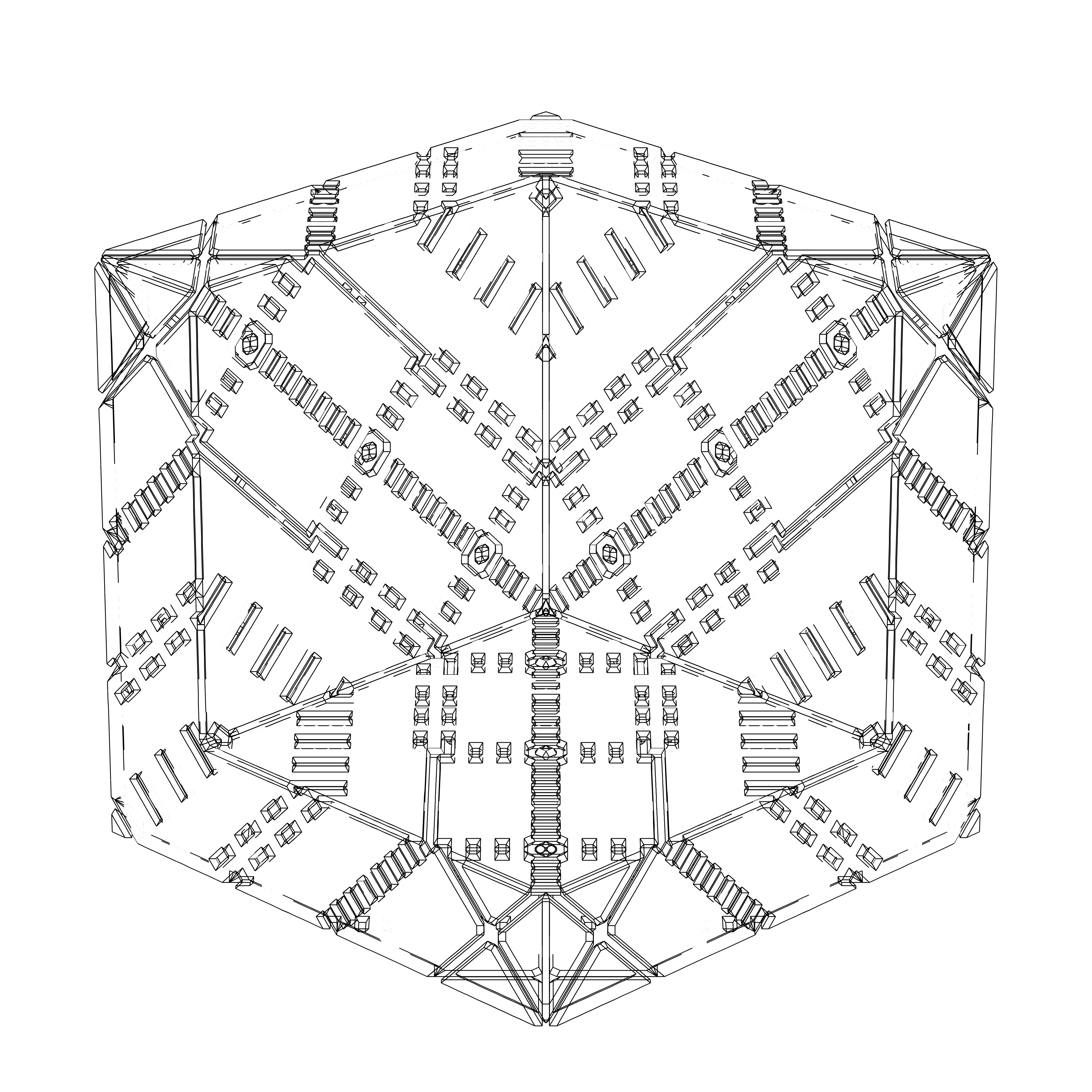 LL21 Alien Art Cube #164 static NFT preview