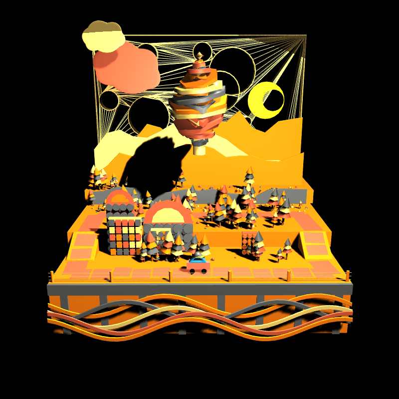Paper Art 3D #82 static NFT preview
