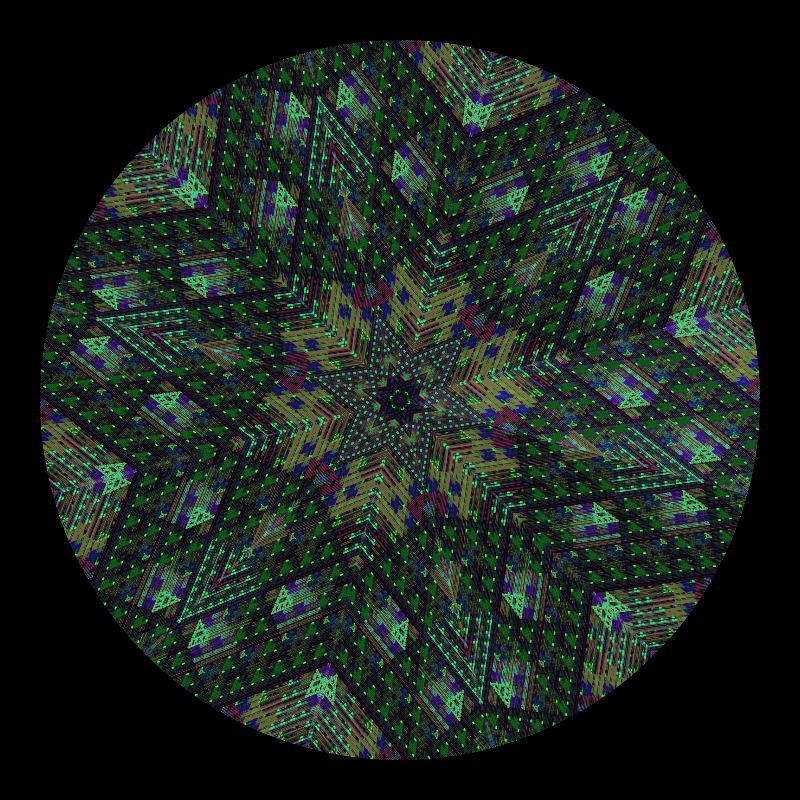 Binary kaleidoscope #74 static NFT preview