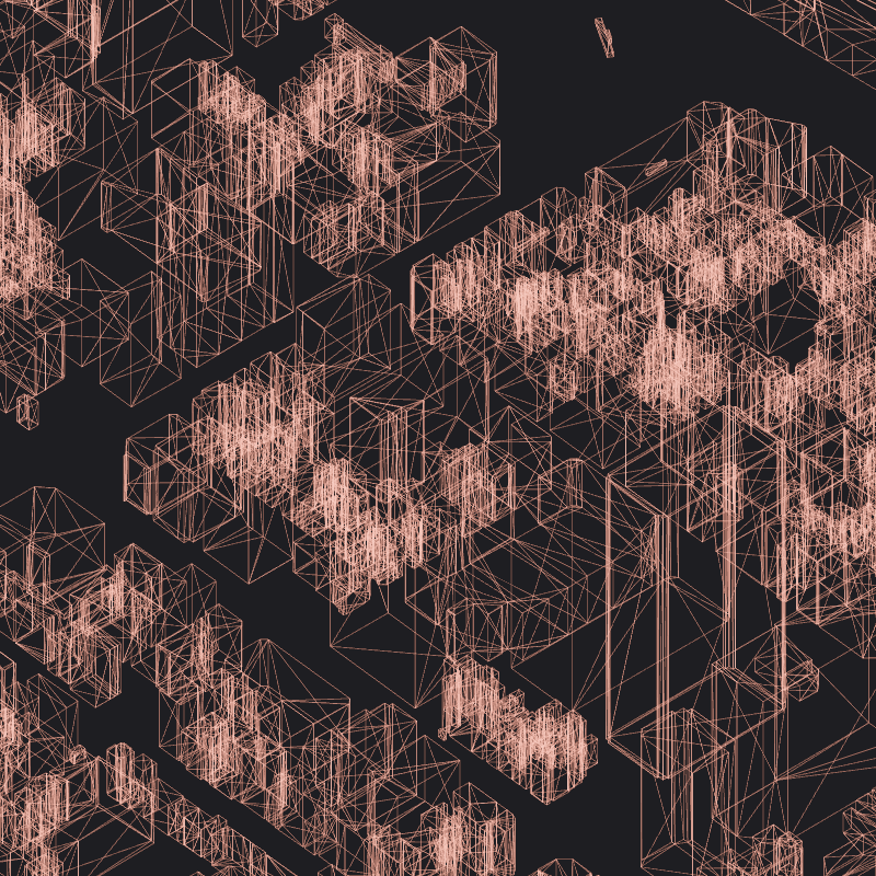 Wireframe City: Tokyo Shibuya #32 static token preview