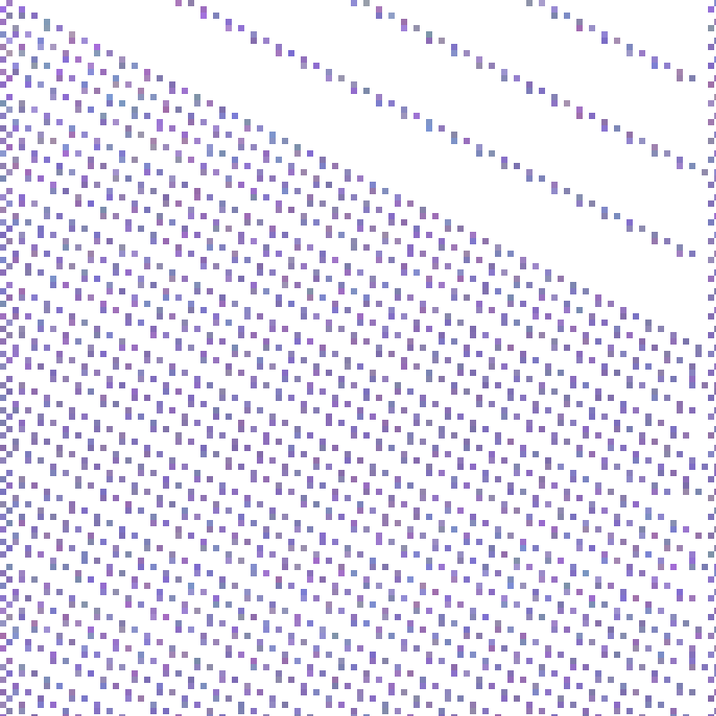 Colored Elementary Cellular Automaton #113 static token preview