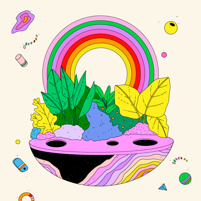 🌈🌴🪐 #155 static token preview