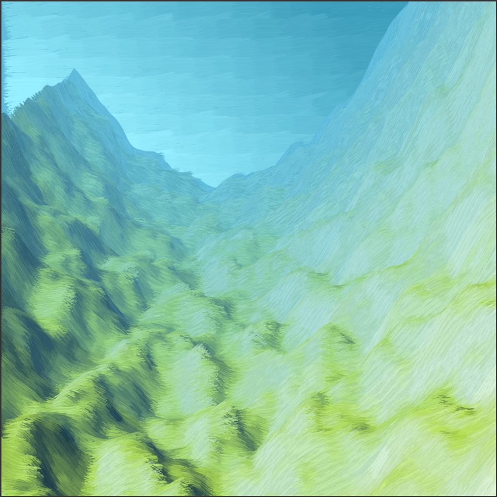 Lush Fields #127 static NFT preview