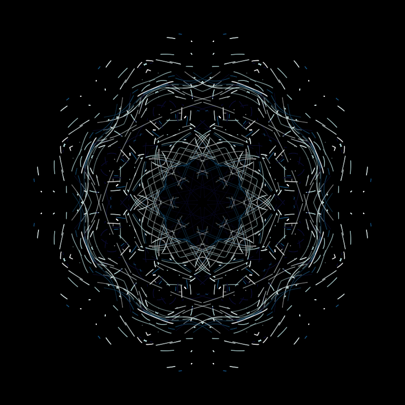 the thread in the pattern #35 static token preview