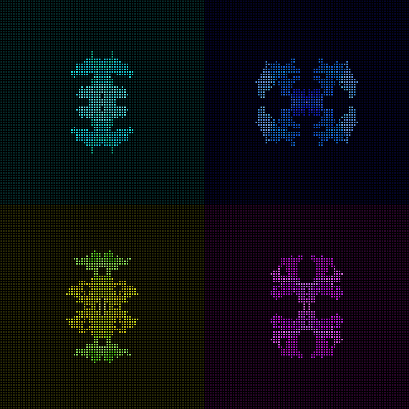 Dither Creatures 2x2 #54 static token preview