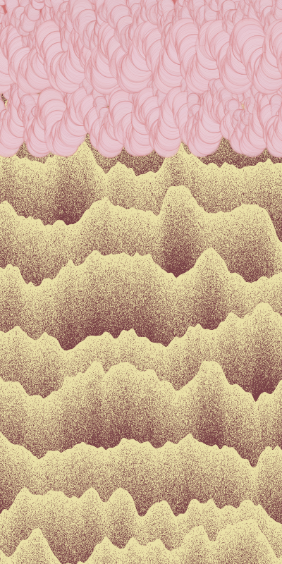Clouds over the Mountains #240 static NFT preview