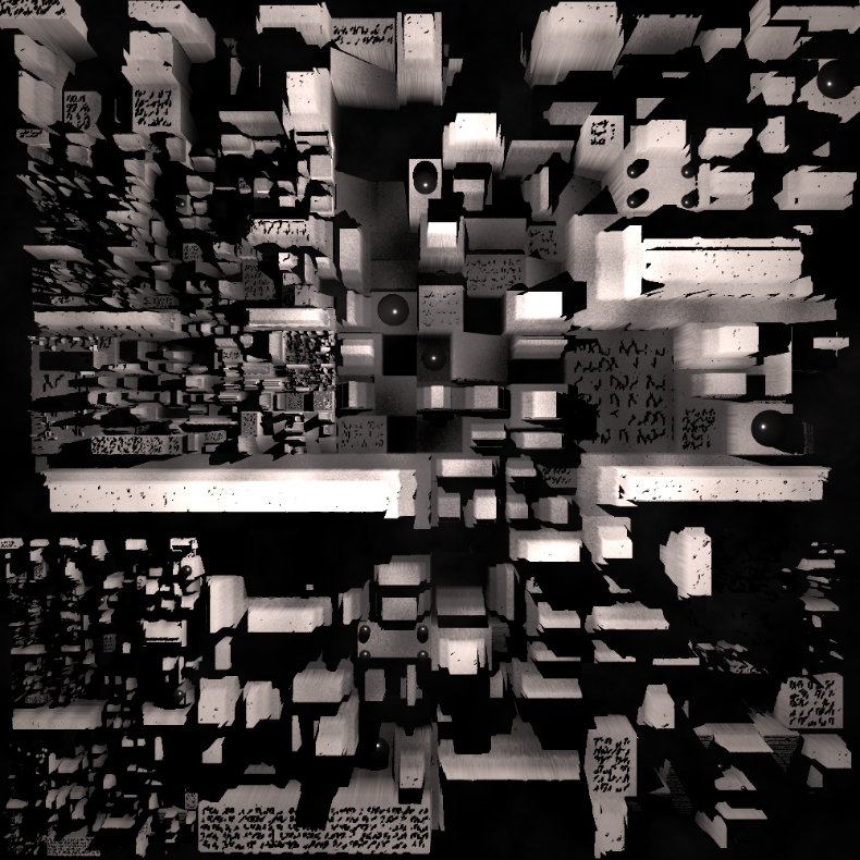 Recursive Ruins #105 static NFT preview