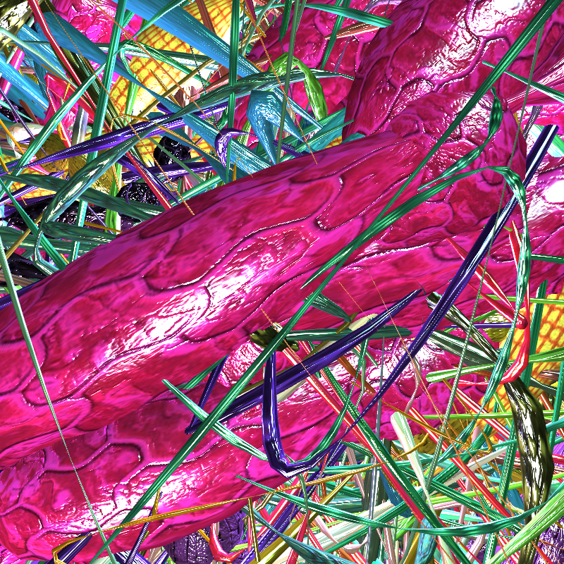 Prismatic Thickets #594 static NFT preview