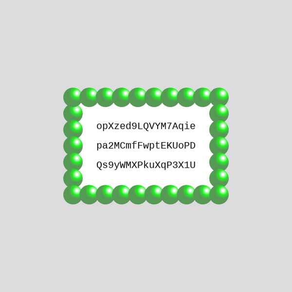 Frame of the operation hash #49 static token preview
