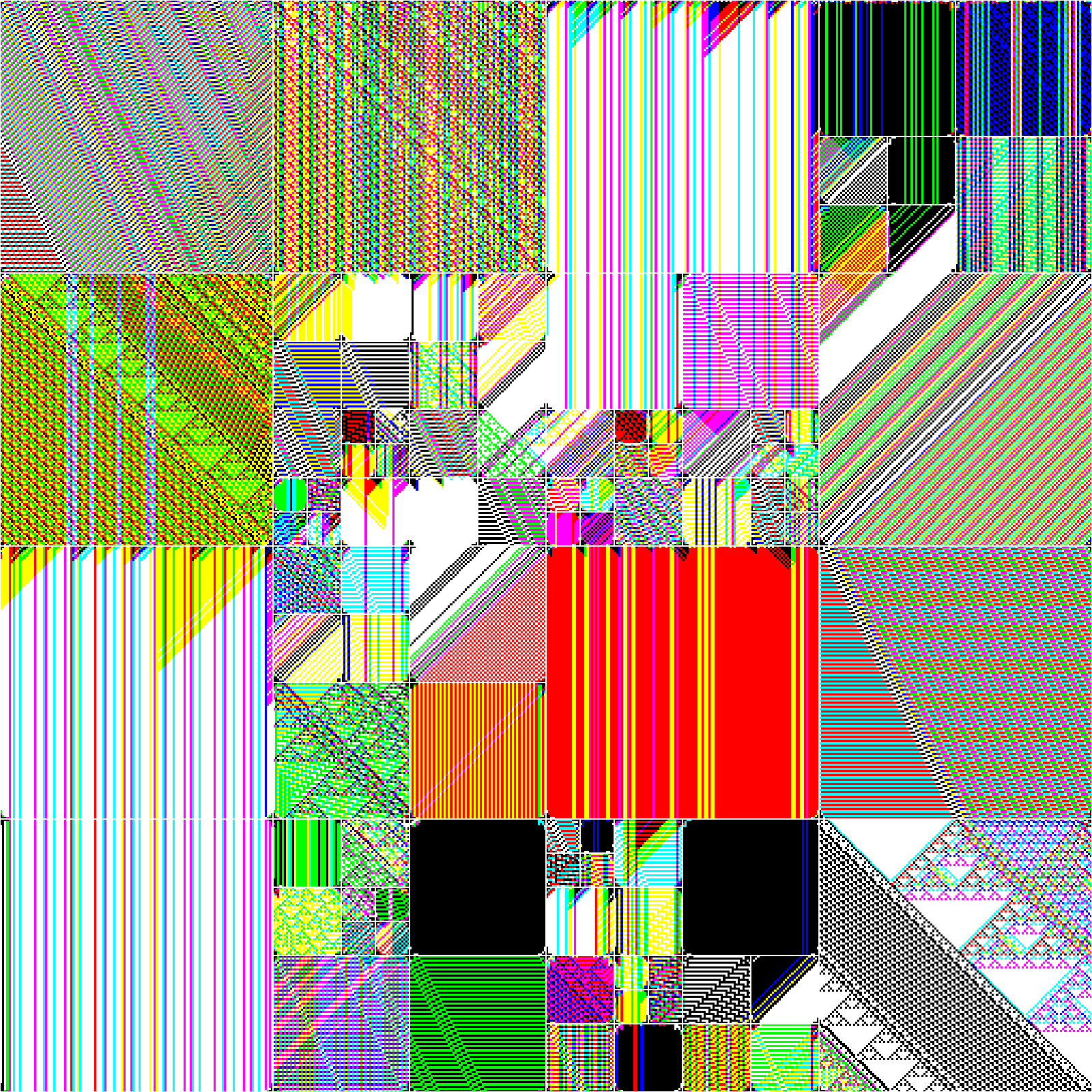 RULES (for Elementary Cellular Automata) #203 static NFT preview
