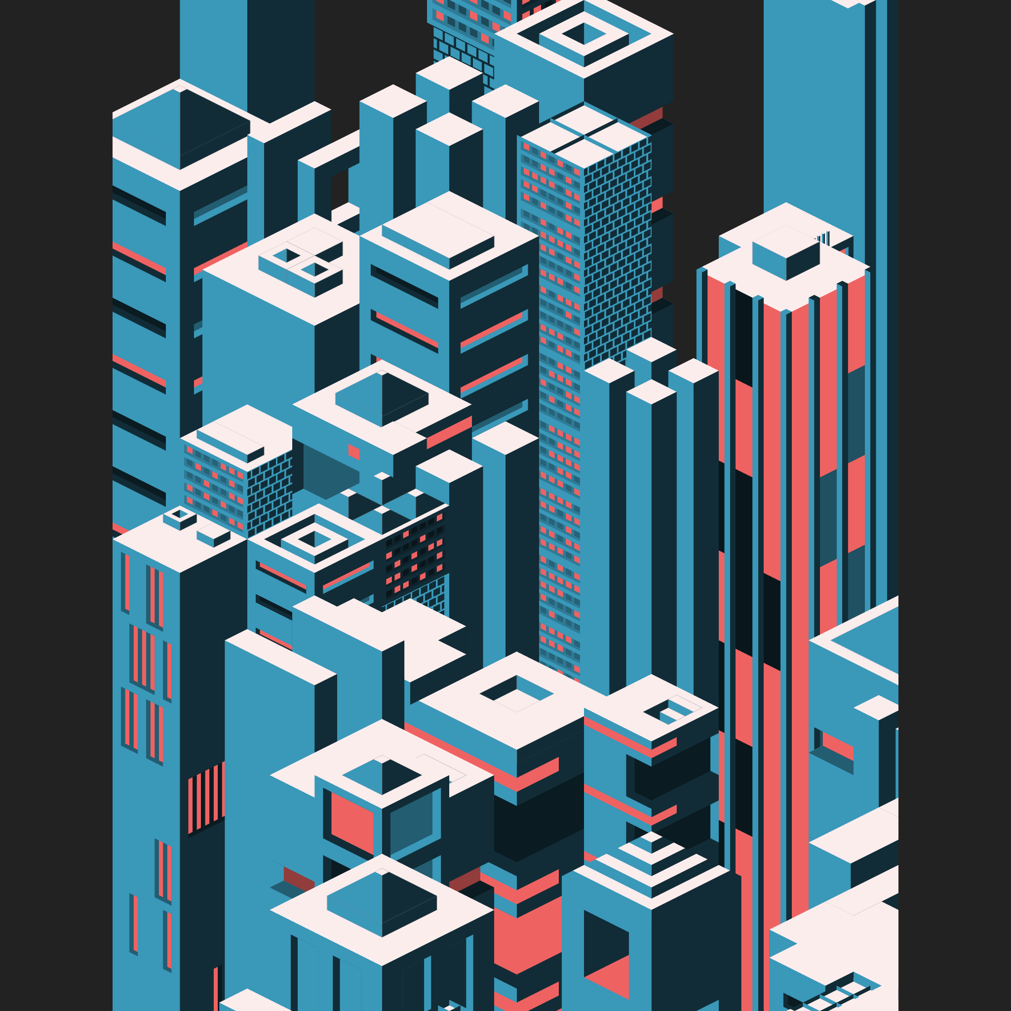 HexaCity #102 static NFT preview