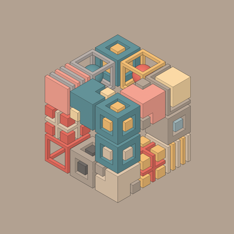 Chroma-Cube #213 static NFT preview