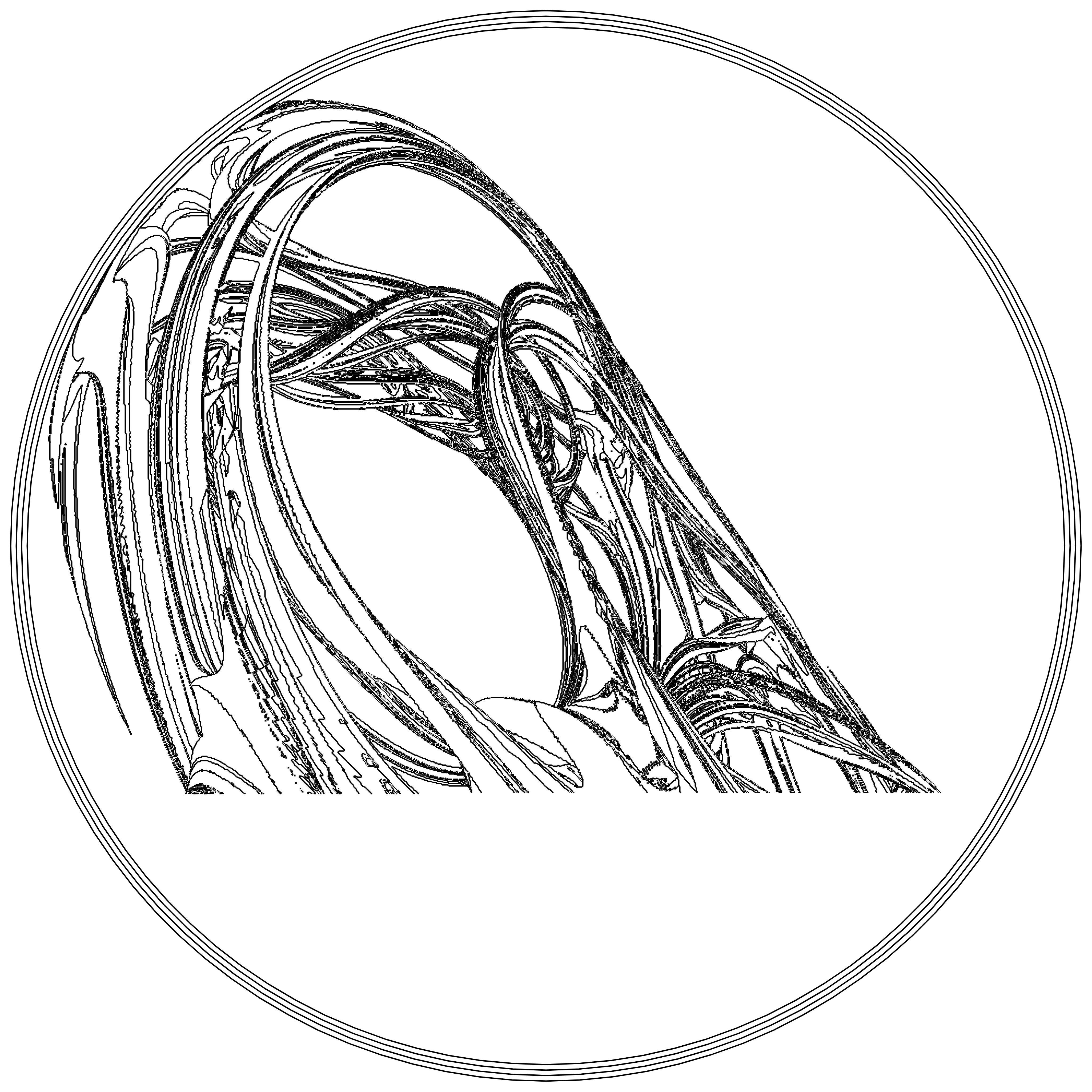 LL21 Fractal Contour #78 static token preview