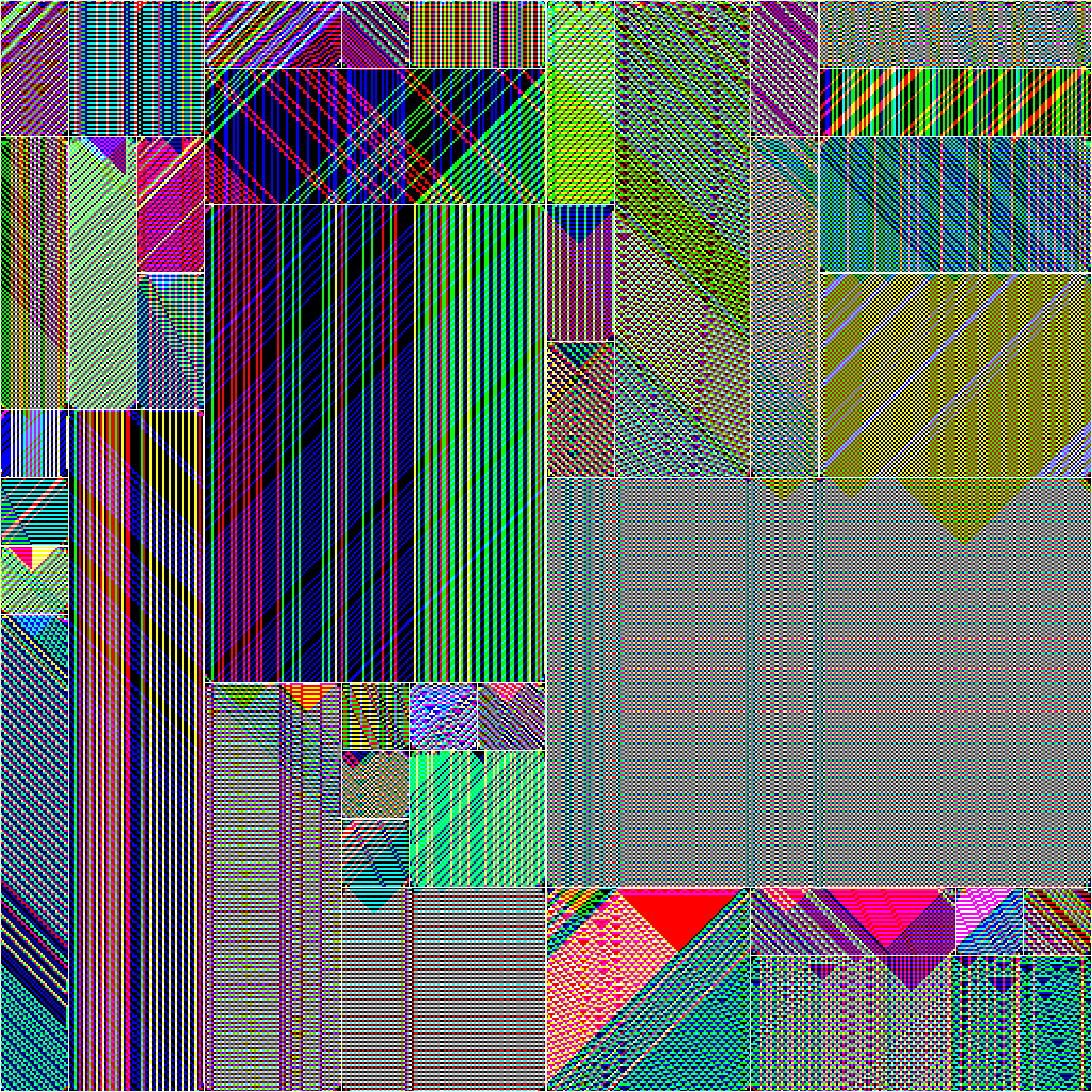 RULES (for Elementary Cellular Automata) #480 static NFT preview