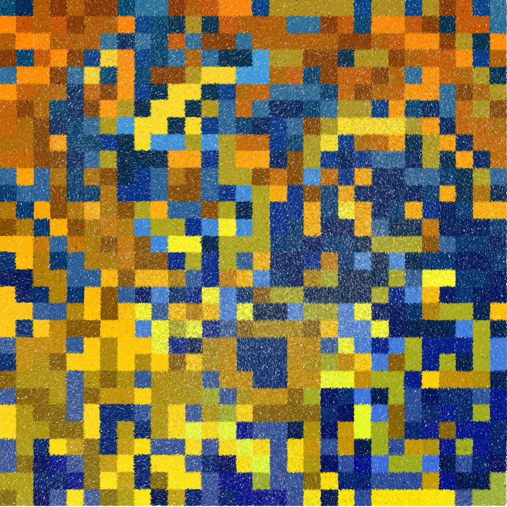 Hydrangea & Patchwork #54 static token preview
