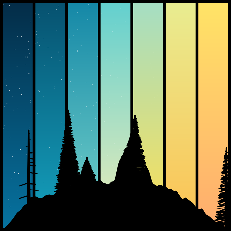 Smoky Mountains #7 static NFT preview