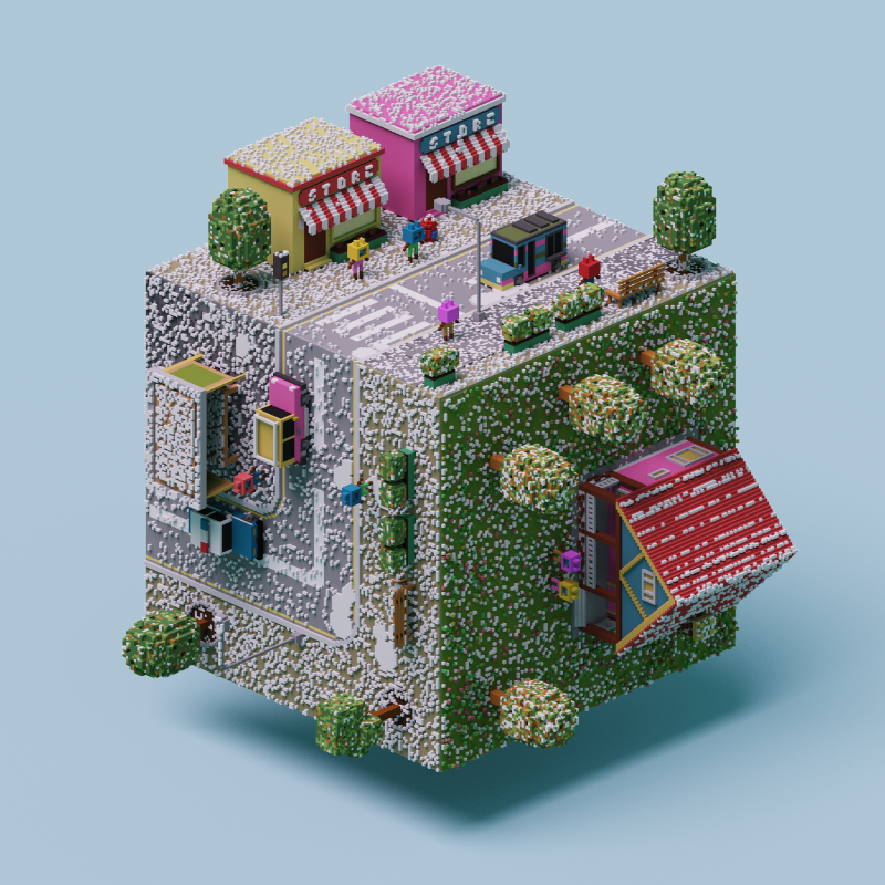 Isometreecity #59 static NFT preview