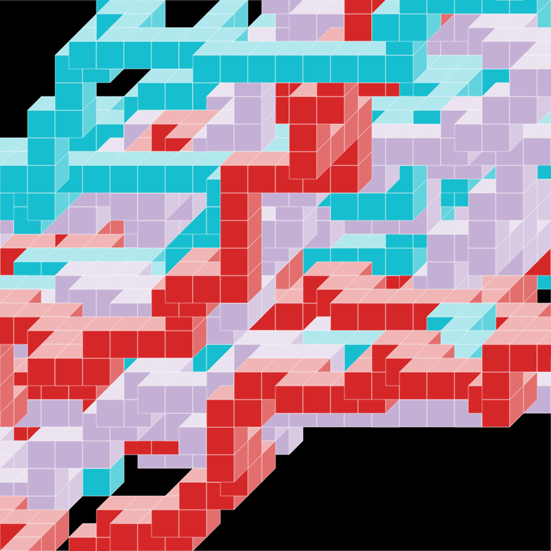 Cube City #144 static NFT preview