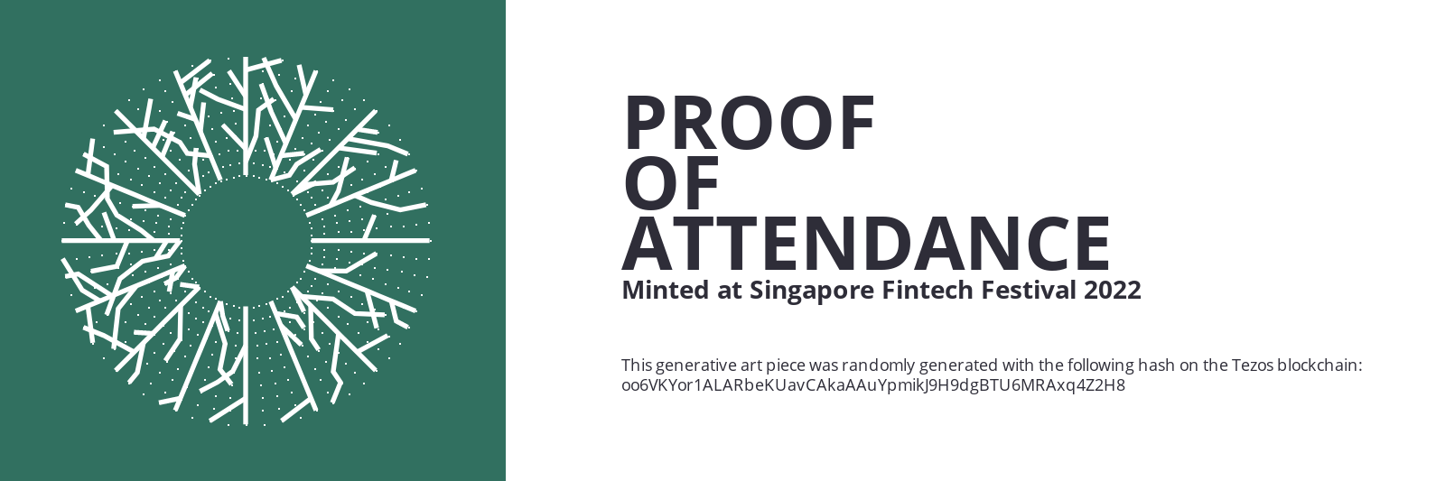 SFF2022 Proof of Attendance Token #717 static token preview