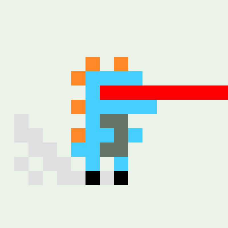 Coded Tiny Dinos #404 static token preview