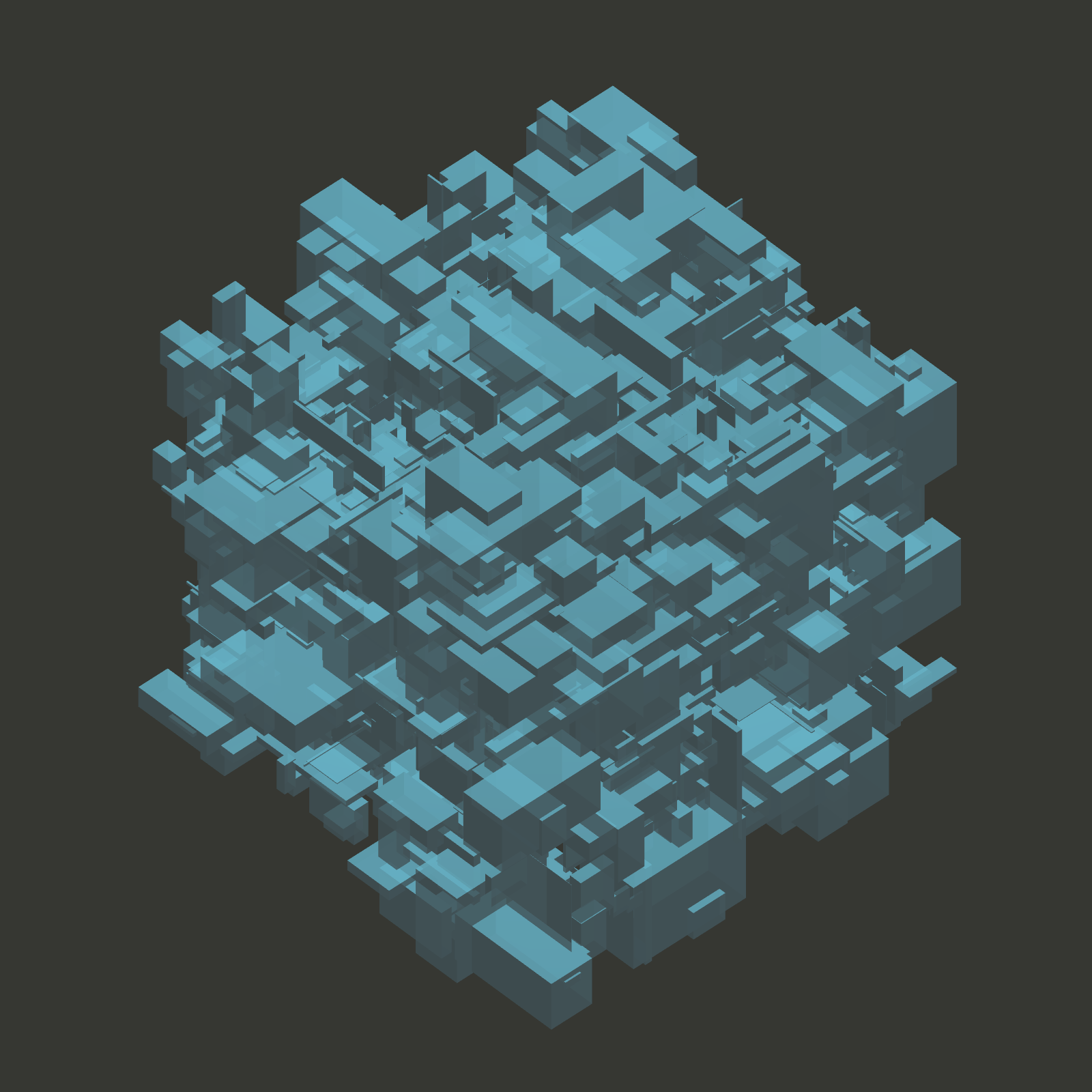 Cube Cities #33 static NFT preview