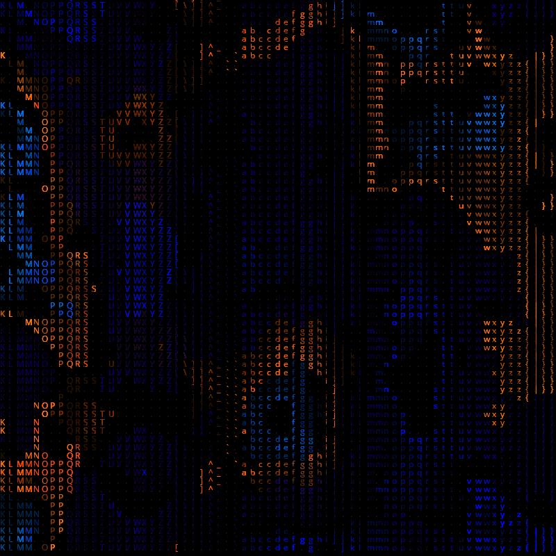 Ascii Noise #77 static NFT preview