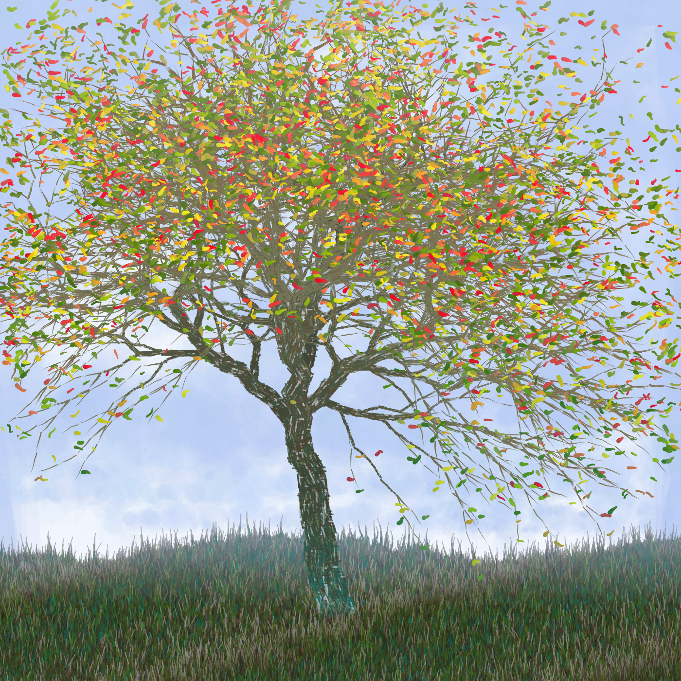 Ornamental Tree #50 static NFT preview