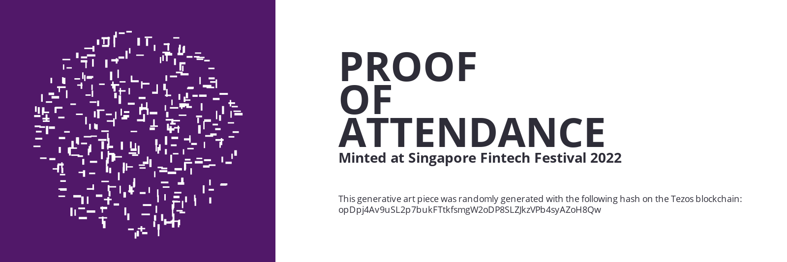 SFF2022 Proof of Attendance Token #539 static token preview